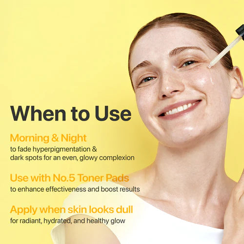 Numbuzin – No.5 Glutathione Vitamin Concentrated Serum (30 ml)