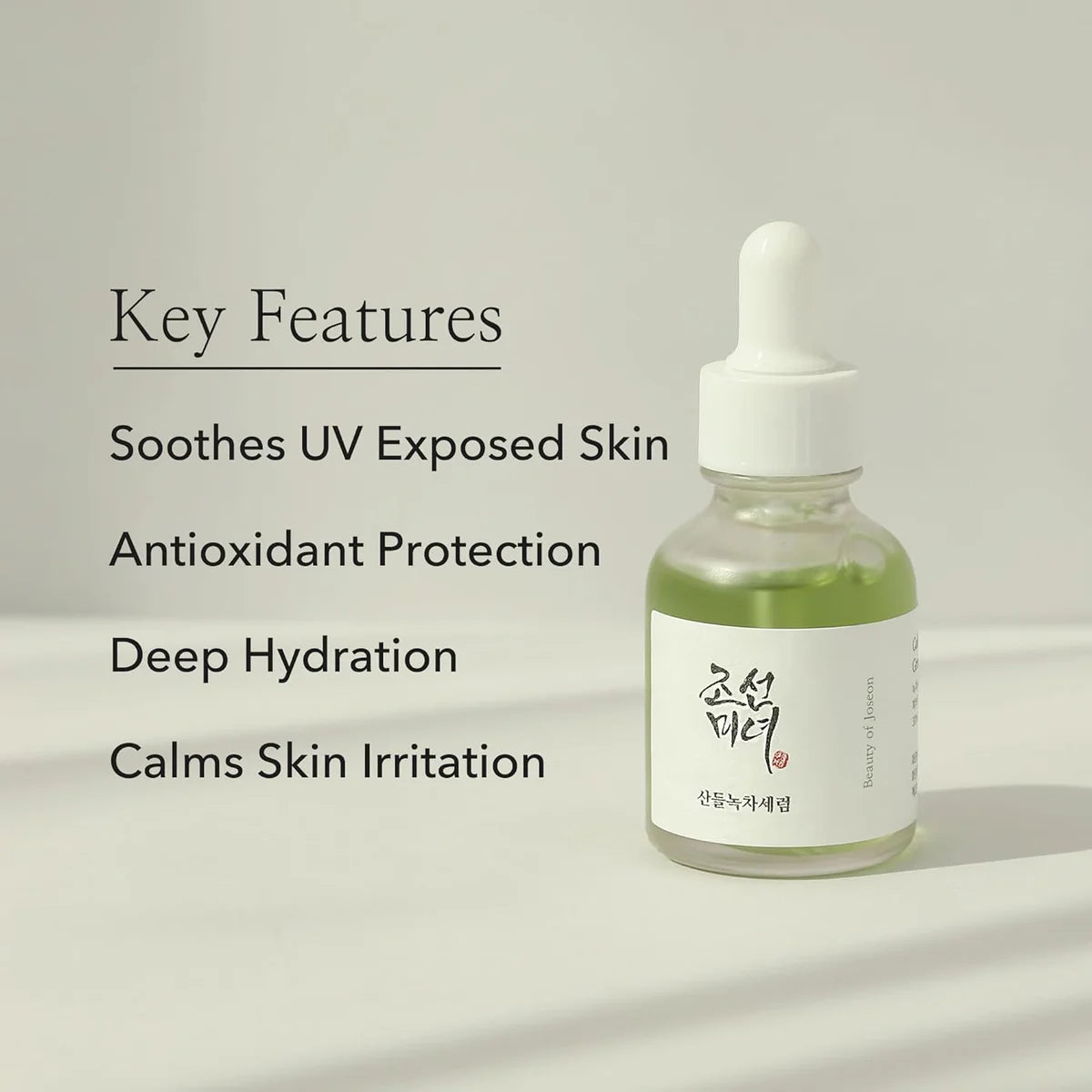 Beauty of Joseon, Calming Serum, Green Tea + Panthenol, 1.01 fl oz (30 ml)