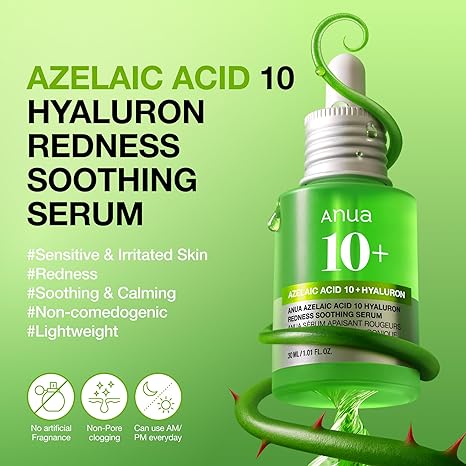 Anua Azelaic Acid 10 Hyaluron Redness Soothing Serum 30ml