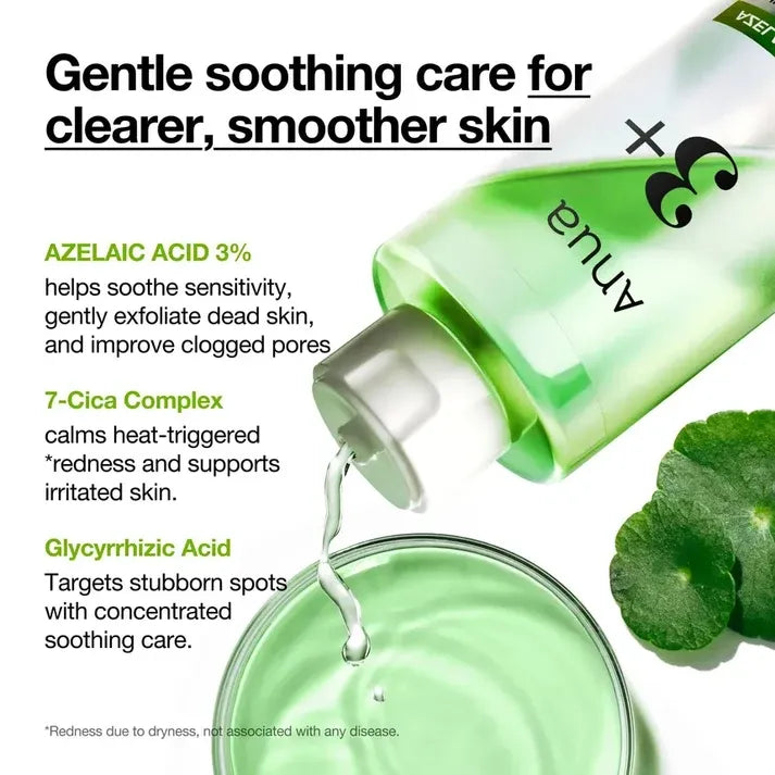 Anua Azelaic Acid 3 + Cica Skin Clarifying Toner 250ml