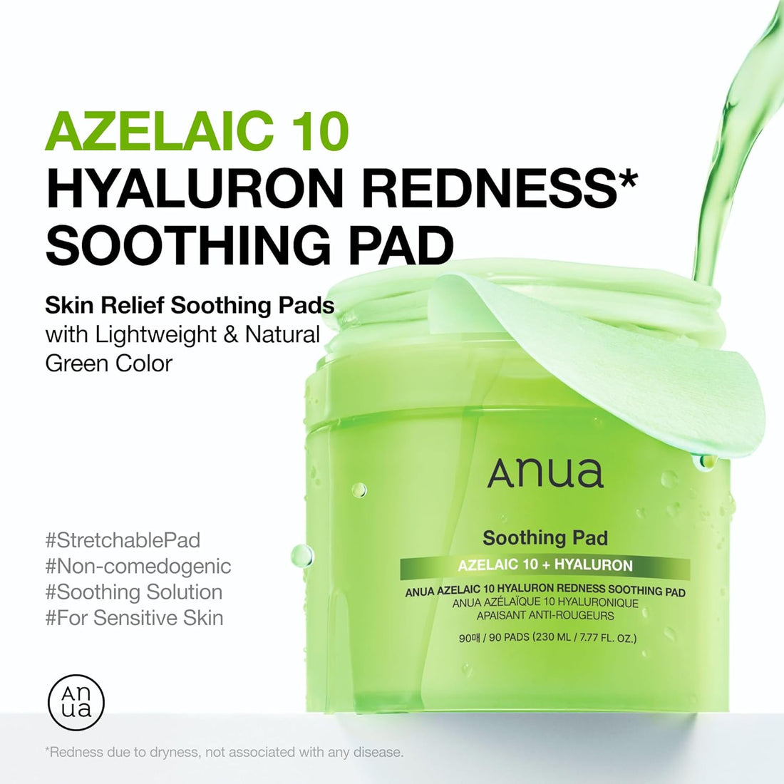 Anua Azelaic 10+ Hyaluron Soothing Pad