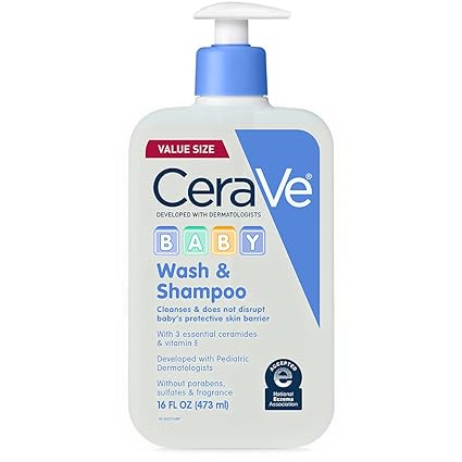 CeraVe Baby Wash & Shampoo – 473 mL