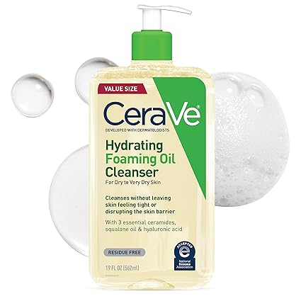 CeraVe Hydrating Foaming Oil Cleanser – 562 mL