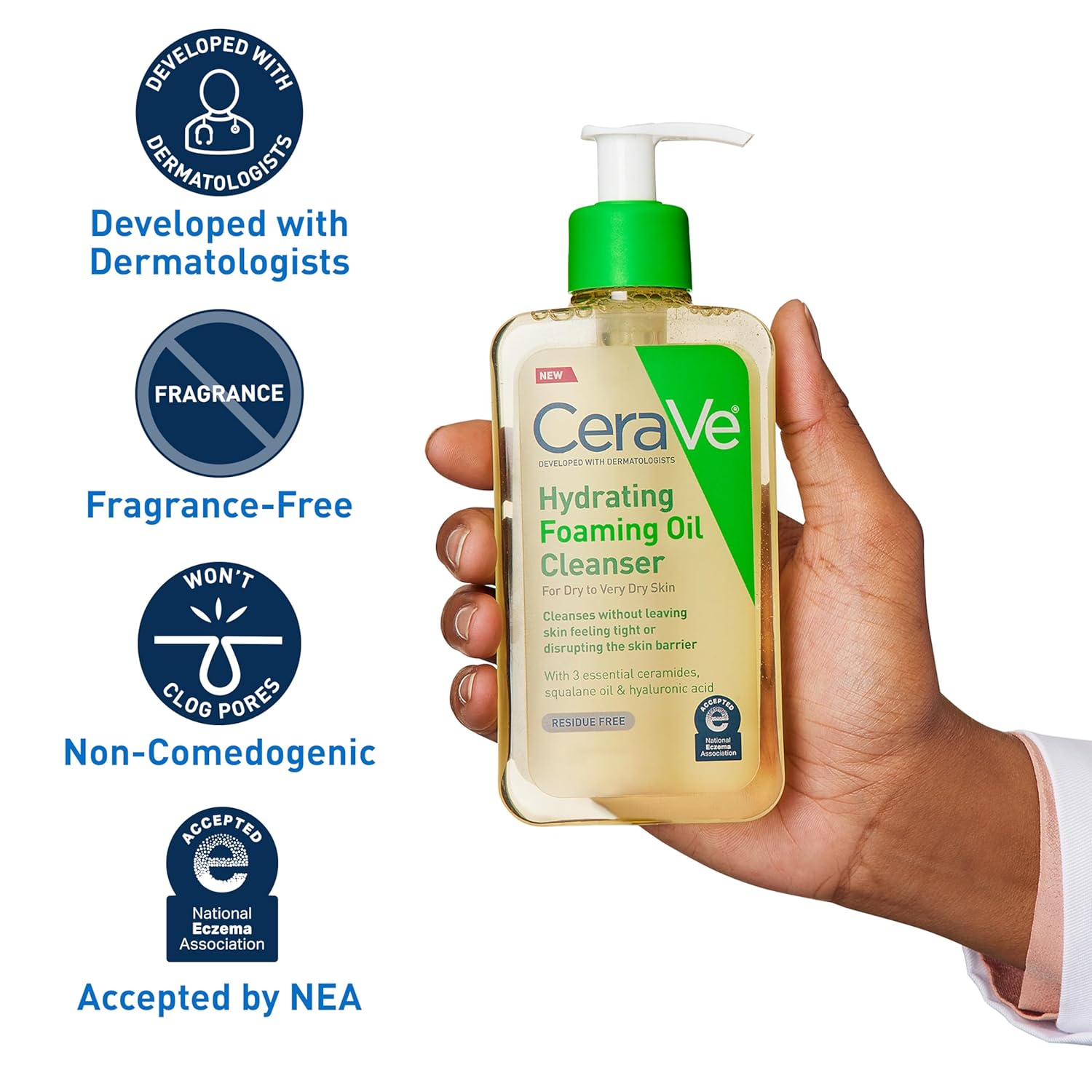 CeraVe Hydrating Foaming Oil Cleanser – 562 mL