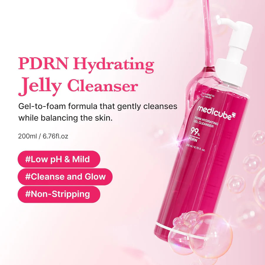 Medicube – PDRN Hydrating Gel Cleanser (200ml)